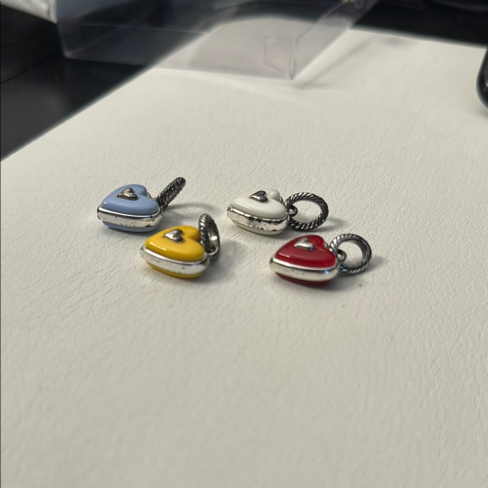 Brighton Heart Charms - Valentine candies Blue, Yellow, White, Red - Picture 5 of 8
